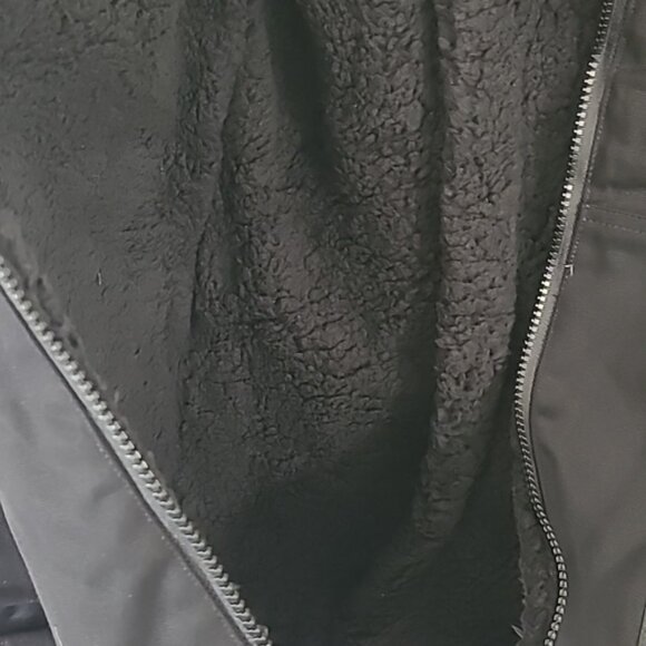 *NWT* ECKO UNLTD Men's Sherpa Lined Heavy Hooded Black Jacket, size Medium - Picture 8 of 12